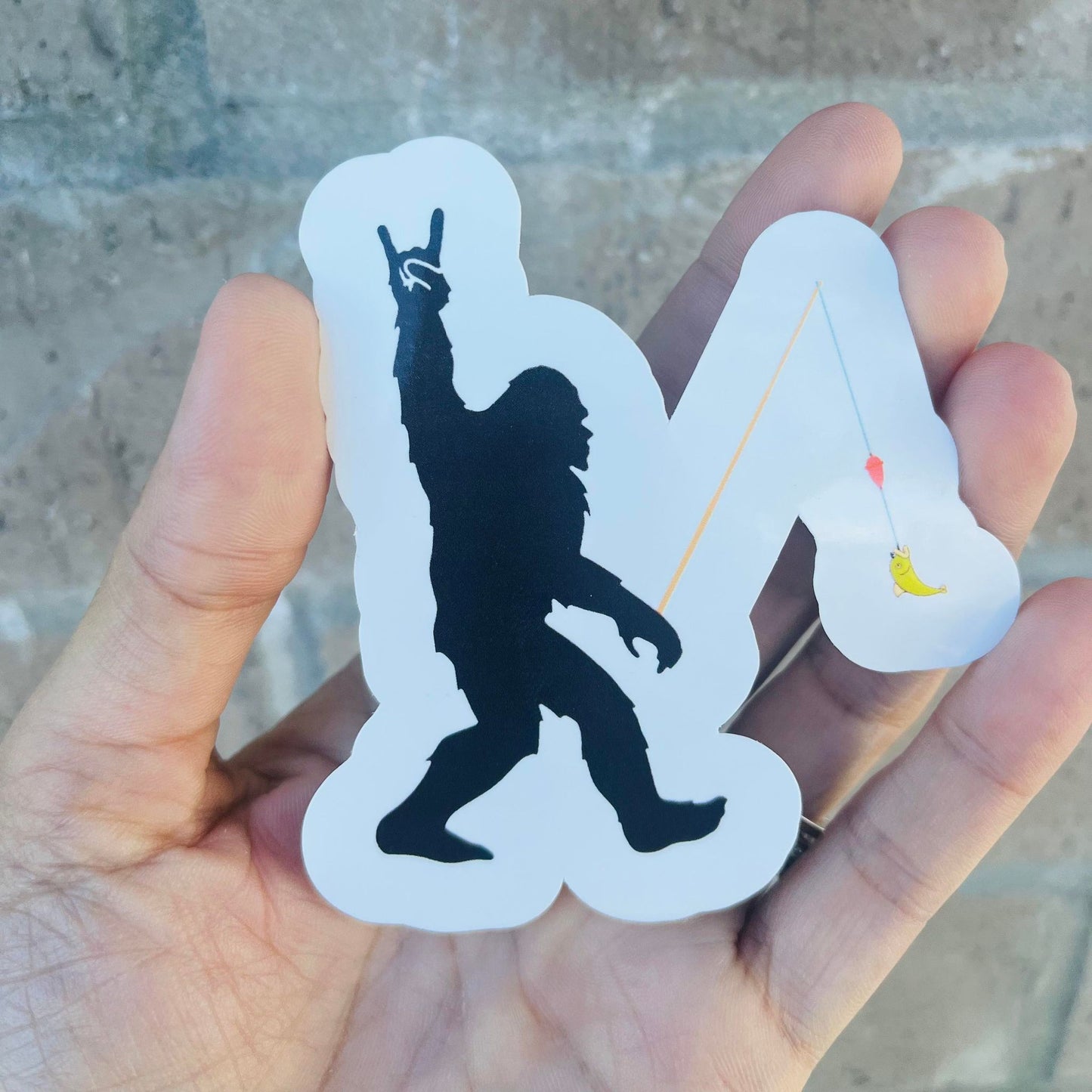 Fishin Sticker