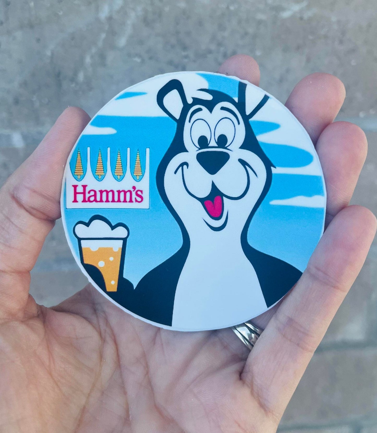 Hamm's Sticker