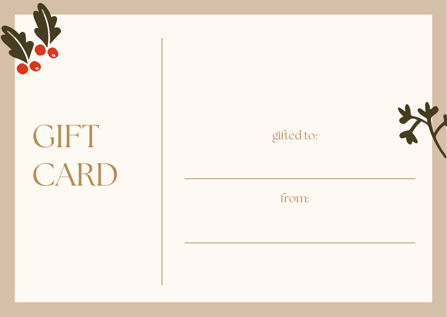 KD Lane Gift Card