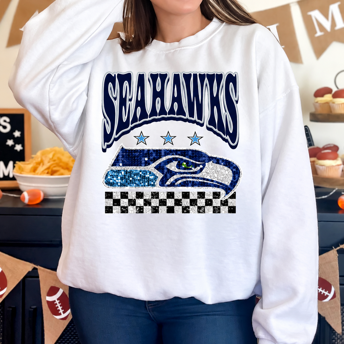 Seahawks Glitter