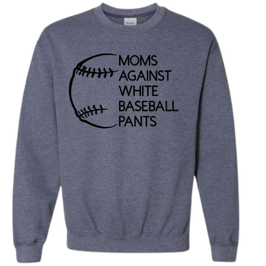 Moms Against White Baseball Pants