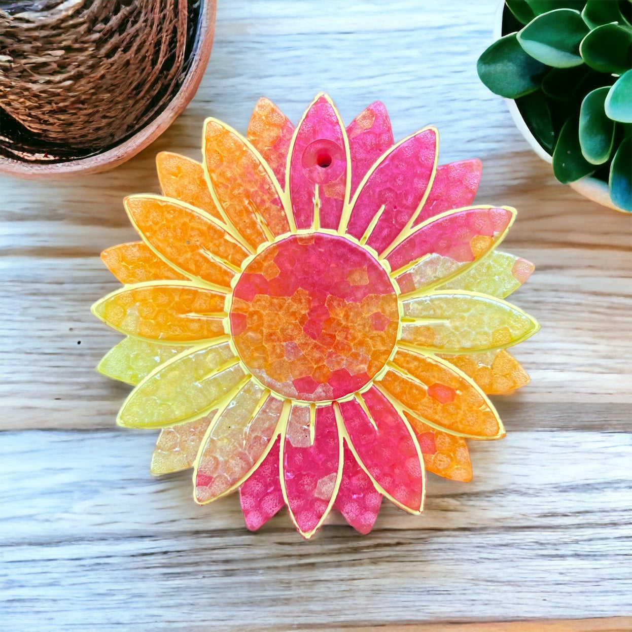 Sweet Sherbert Flower Freshie