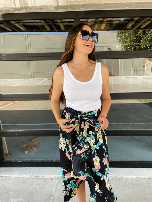 SUMMER ROMANCE FLORAL SKIRT
