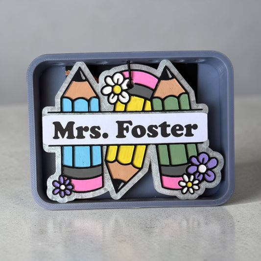 Teacher Pencil Freshie