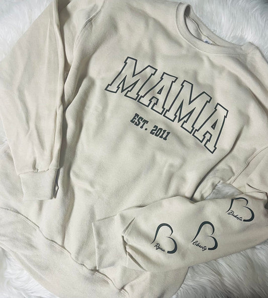 Custom Mama Sweatshirt