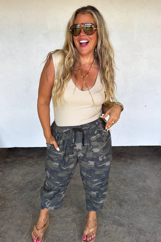 PREORDER- KEATON TERRY CAMO PANTS
