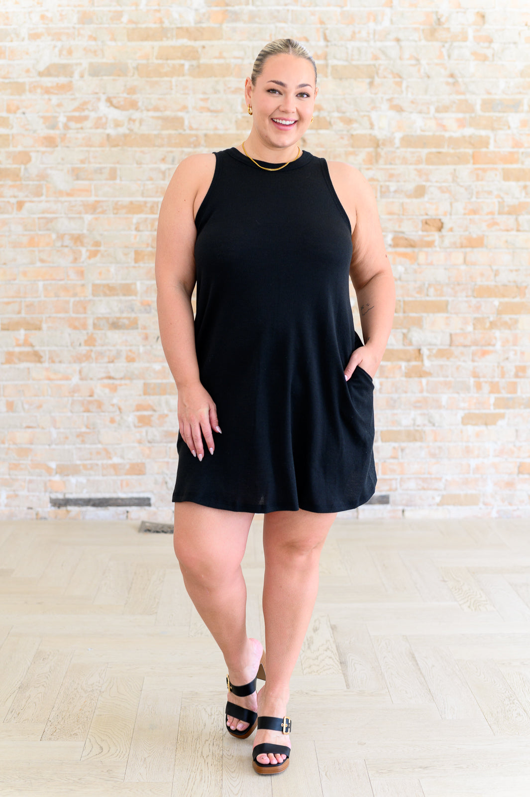 Back it Up Crisscross Cut-Out Back Dress - KD Lane