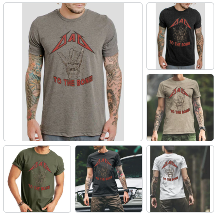 Dad To The Bone - 7 Style Options