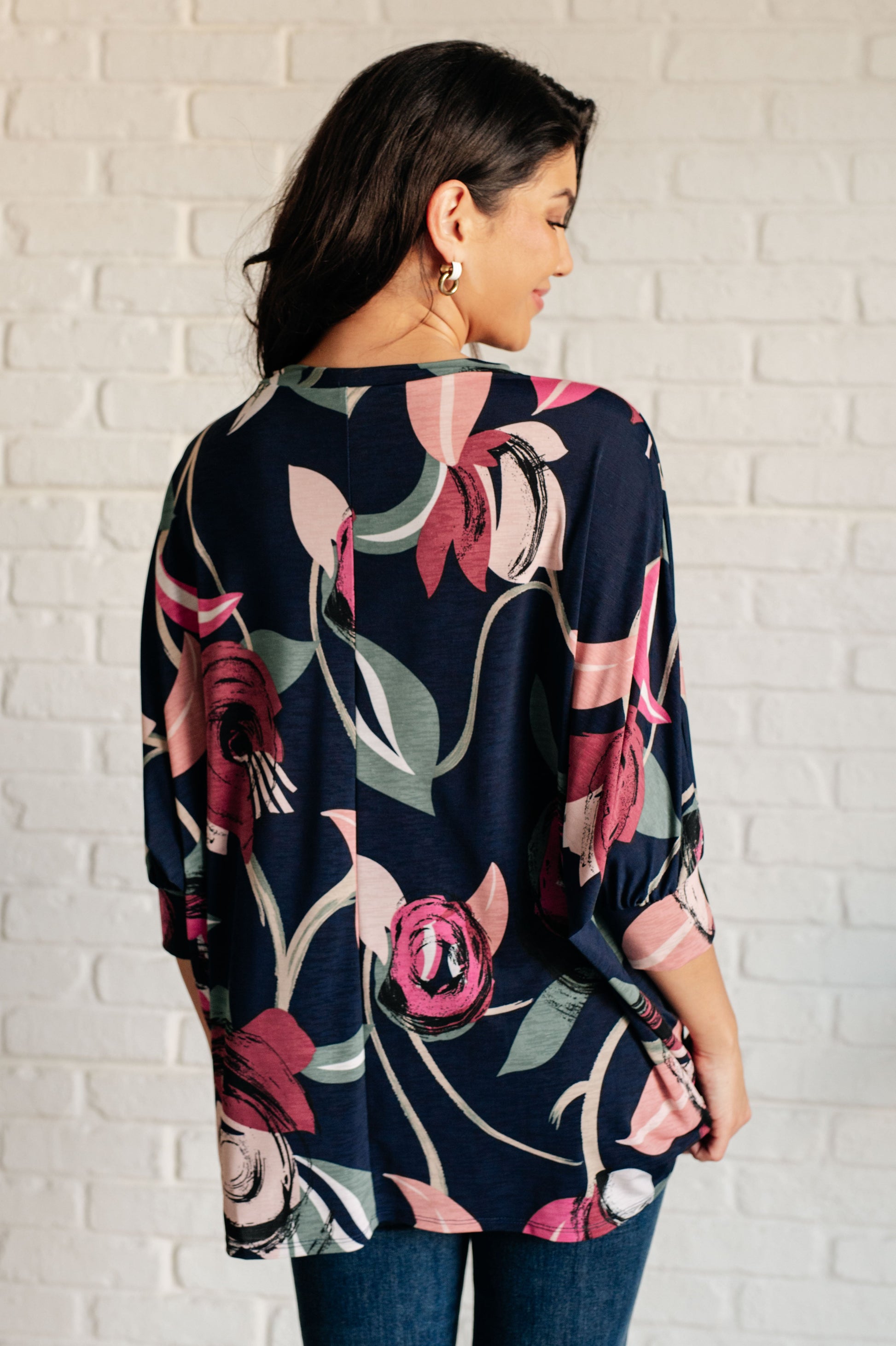 Float On Floral Top - KD Lane