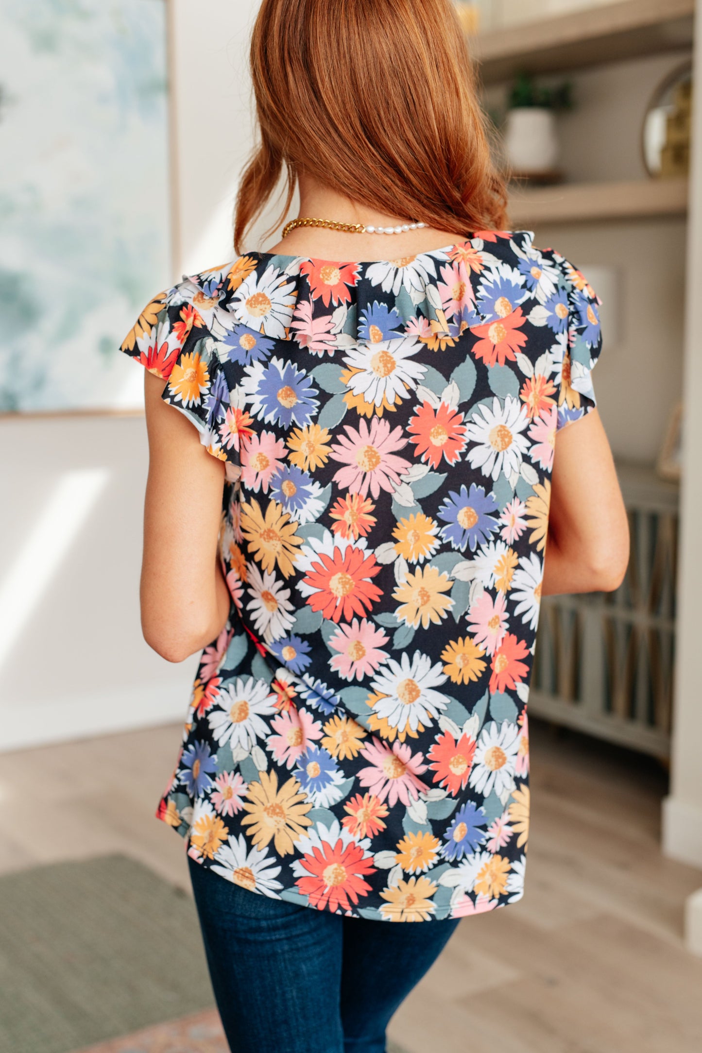 Flower Power Floral Top - KD Lane