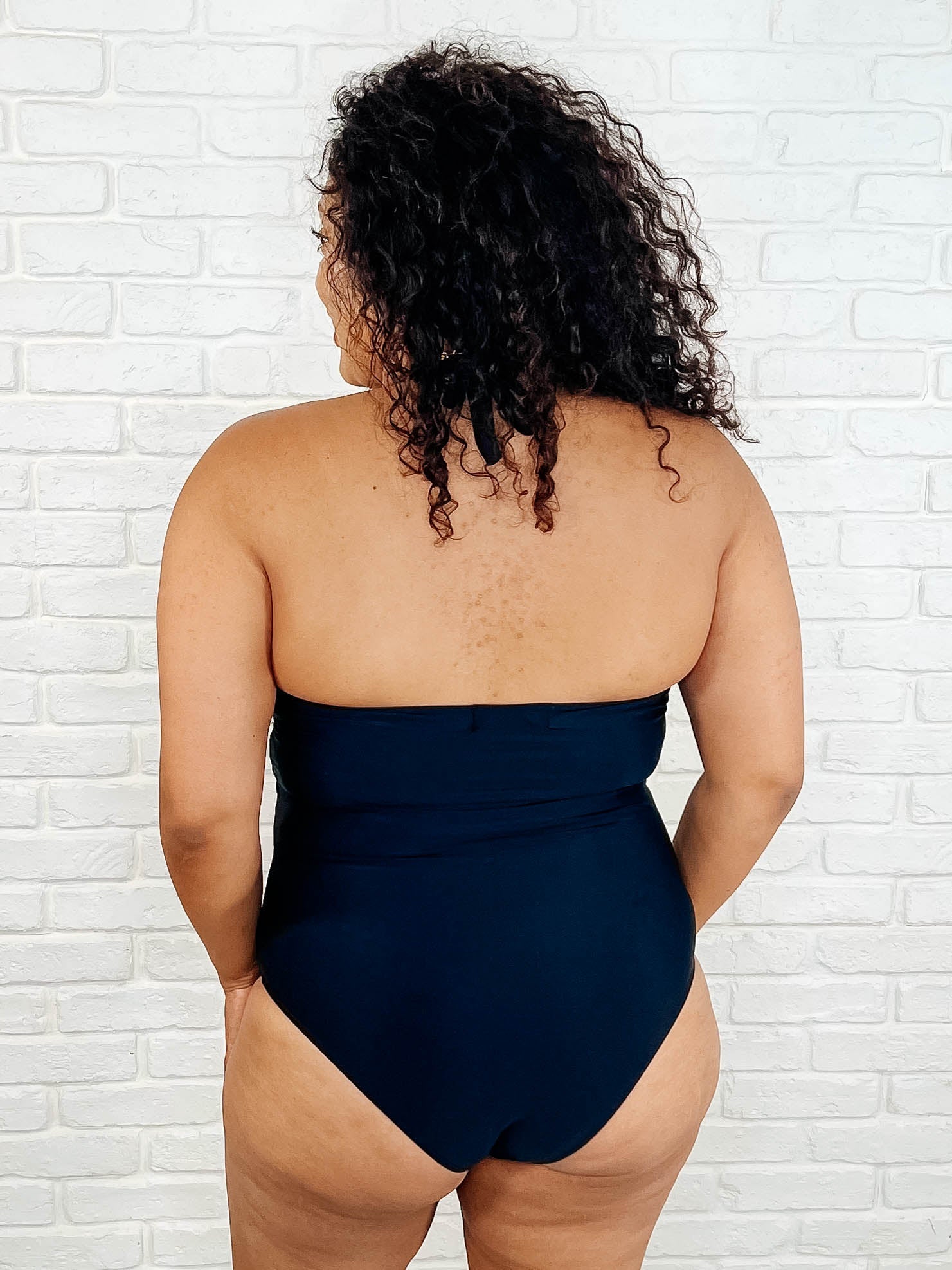 Palma Mesh Detail Halter Swimsuit - KD Lane