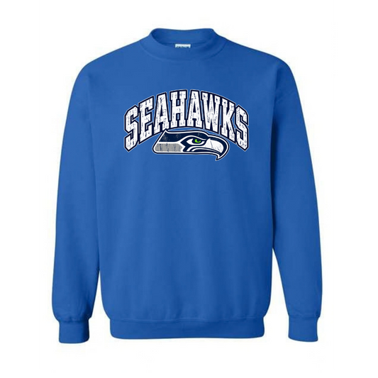 Seattle Distressed Spirit Crewneck