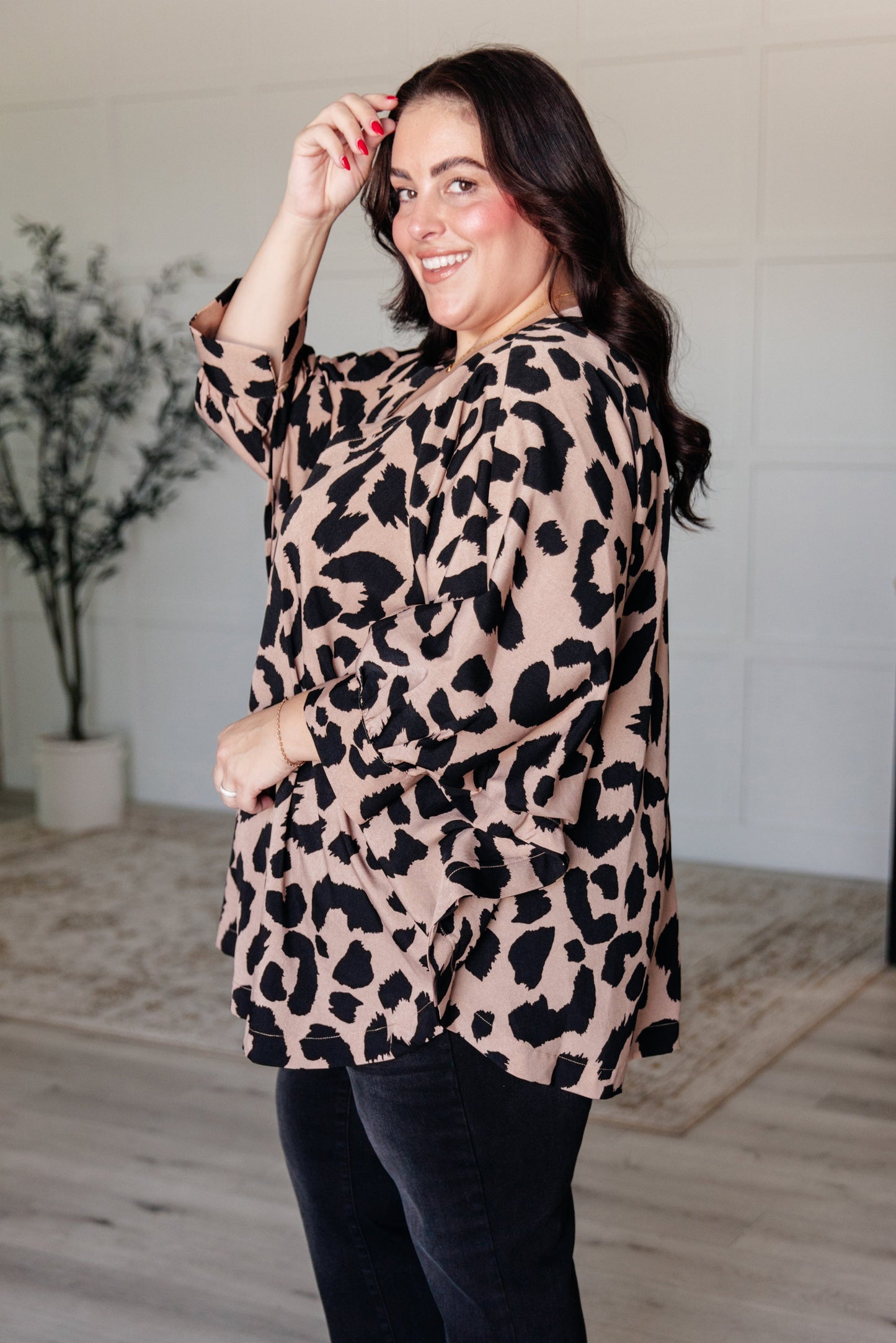 She's Got Eyes of Gold Batwing Blouse - KD Lane