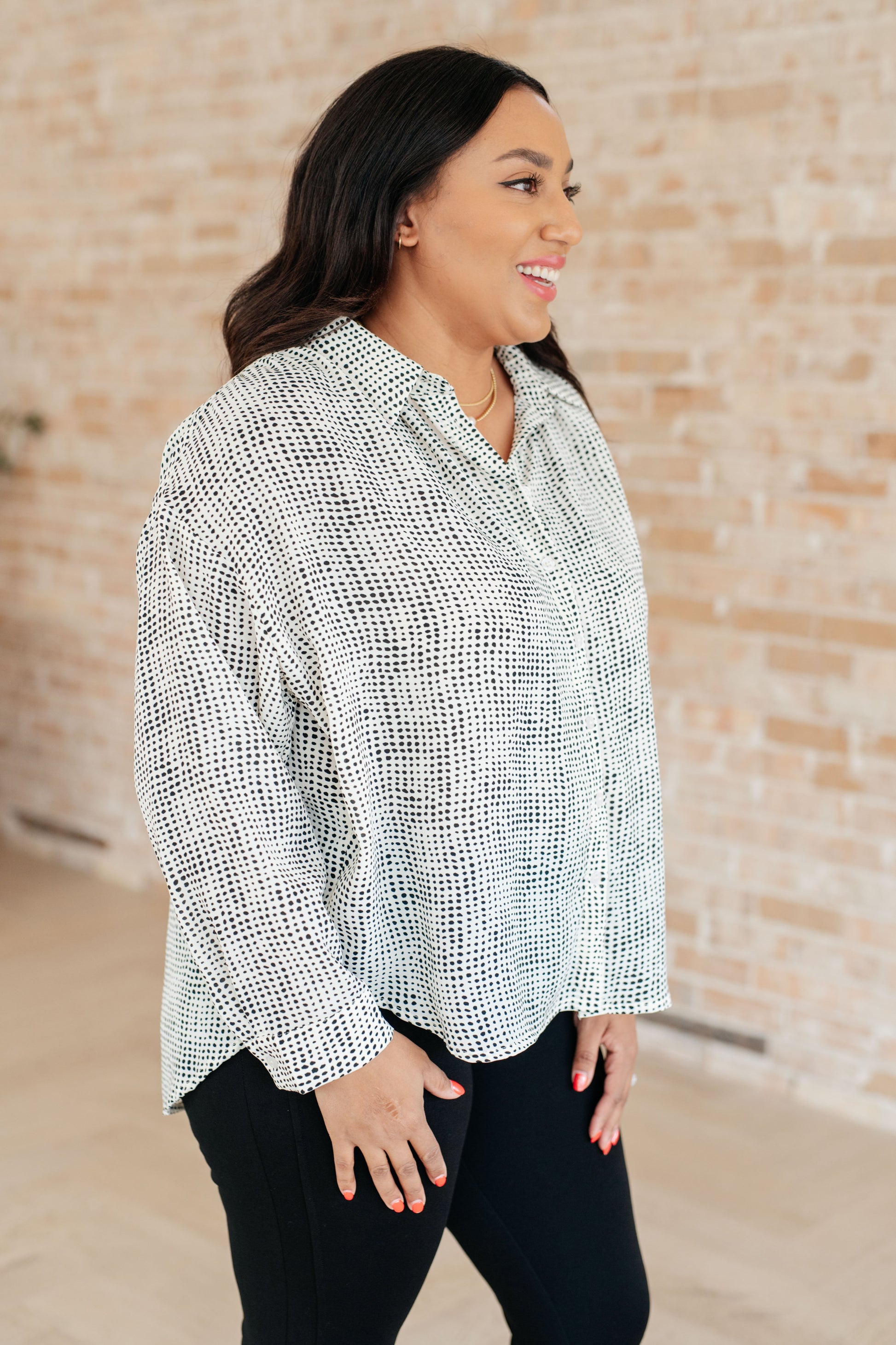 Terms of Endearment Dolman Sleeve Button Up - KD Lane