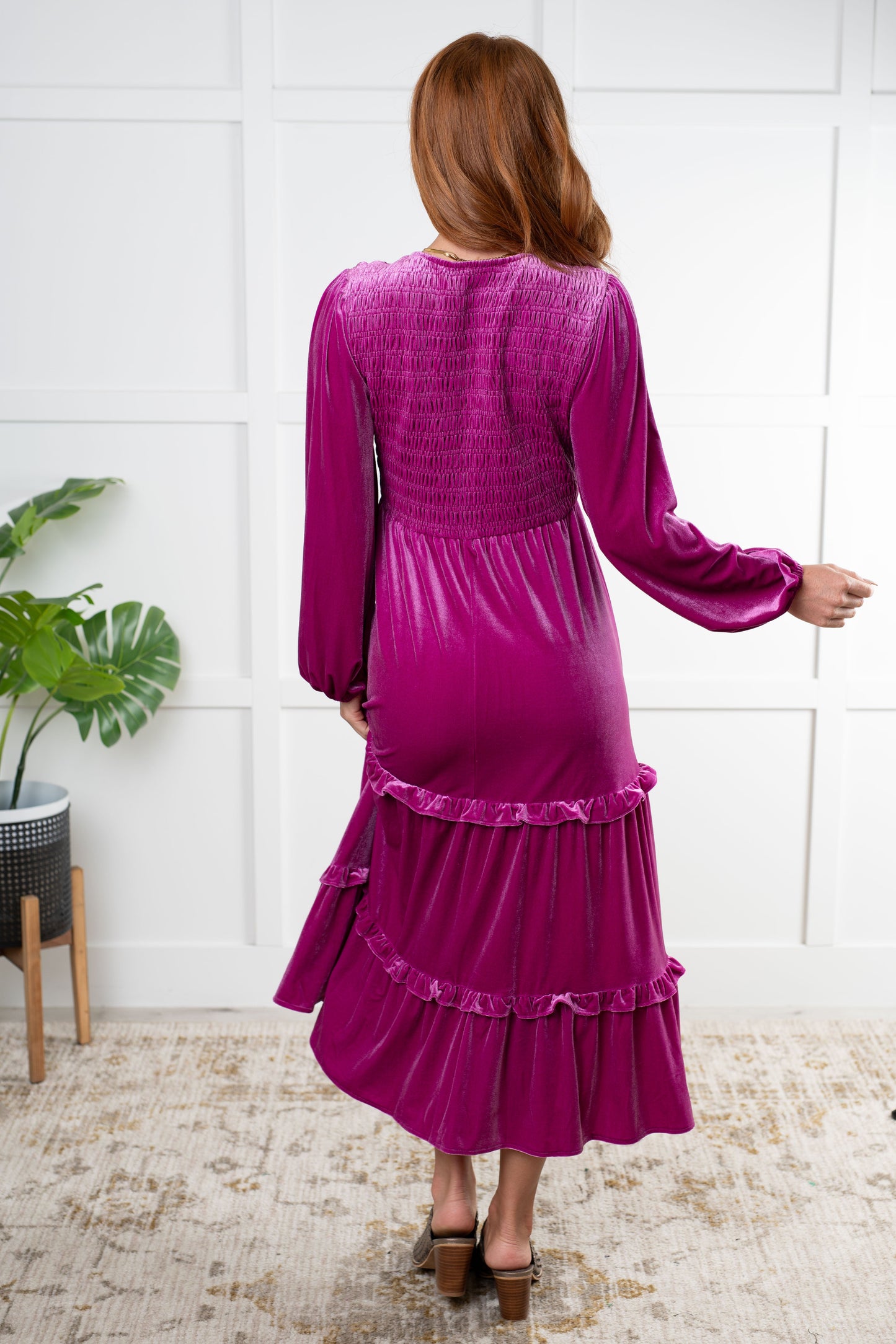 Velvet Flamenco Maxi Dress - KD Lane