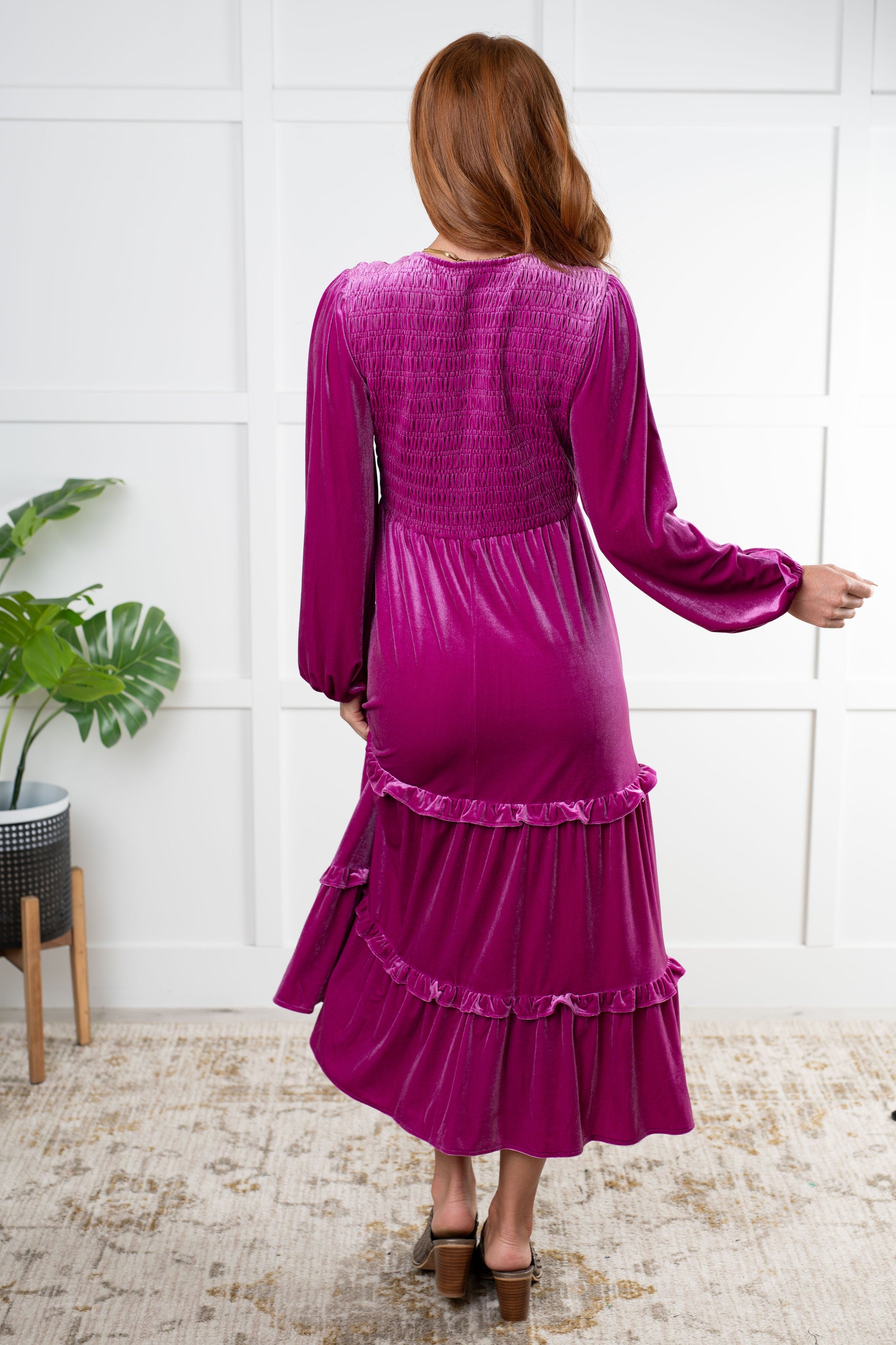 Velvet Flamenco Maxi Dress - KD Lane