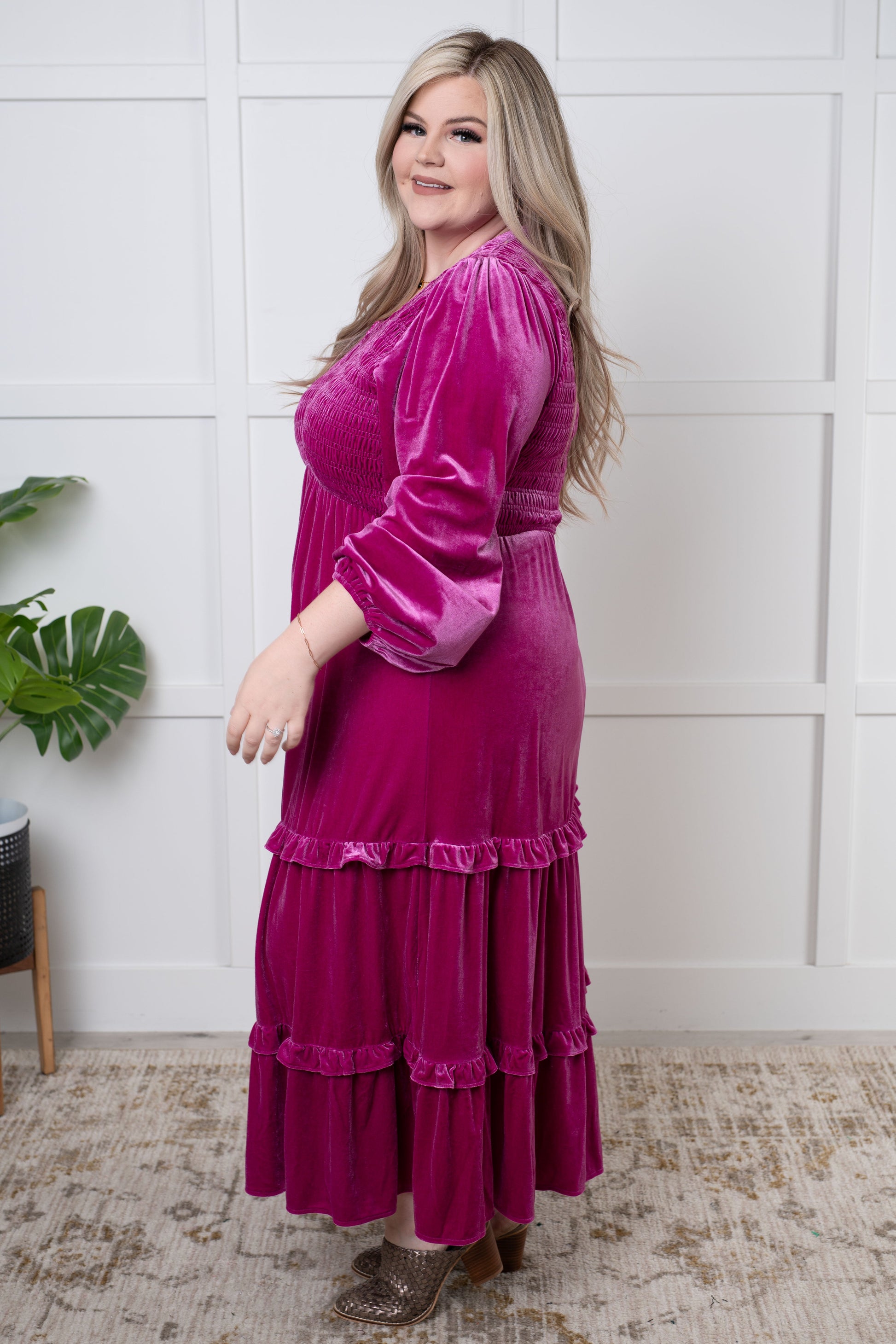 Velvet Flamenco Maxi Dress - KD Lane