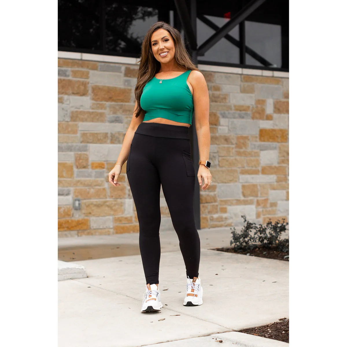 BLACK FULL-LENGTH Leggings with POCKET - Luxe Leggings by Julia Rose®