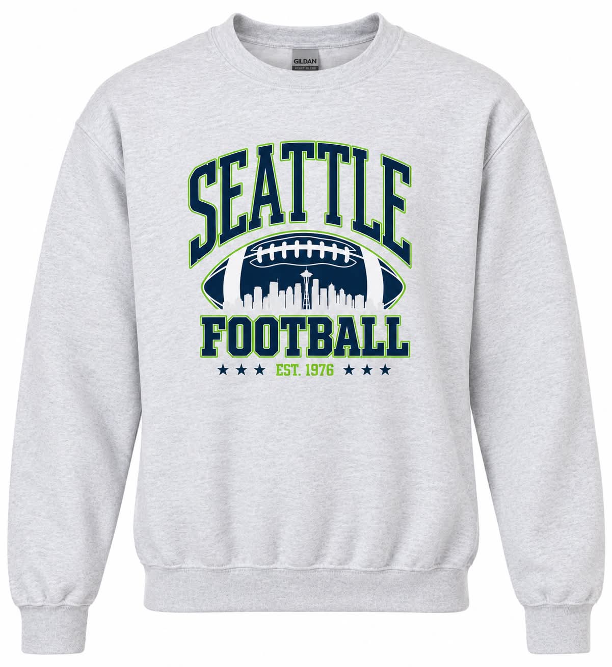Seattle Football Vintage Crewneck