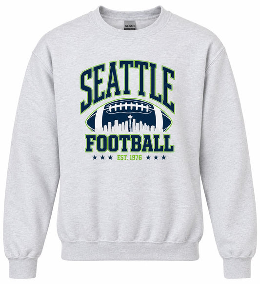Seattle Football Vintage Crewneck